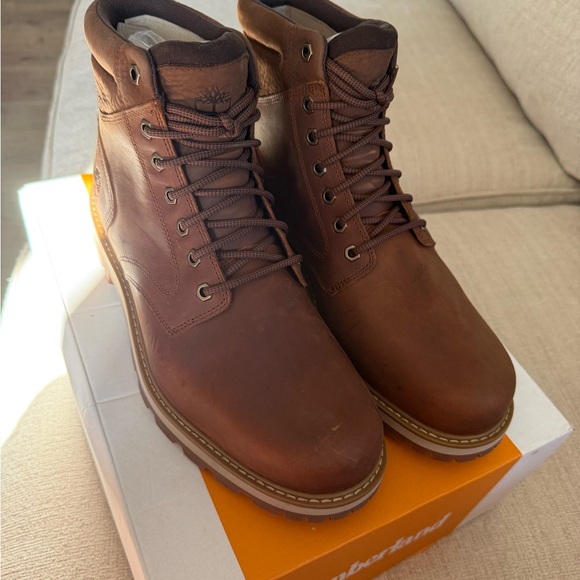 Timberland Men\'s Tan Leather Boots main image 4